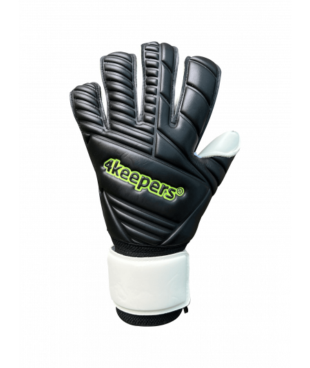 4keepers rekawice bramkarskie seria retro 42 black RF2G JNR junior czarne goalkeeper gloves 1