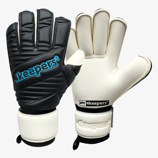 RETRO IV BLACK RF | 4KEEPERS Goalkeeper gloves