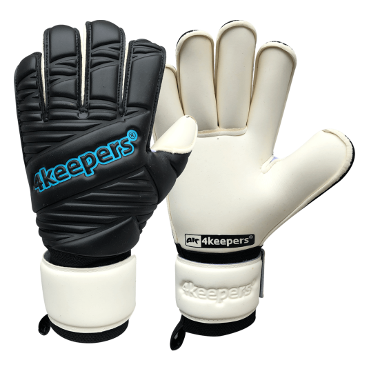 RETRO IV BLACK RF | 4KEEPERS Rękawice bramkarskie