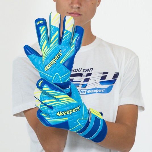 SOFT AZUR NC junior | 4keepers Rękawice bramkarskie