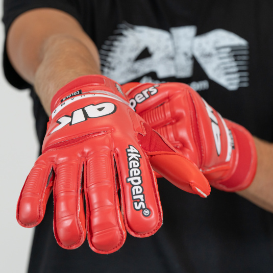 CHAMP COLOUR RED VI RF2G junior | 4keepers Goalkeeper gloves