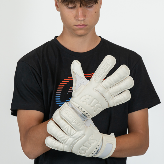 CHAMP GOLD WHITE VI RF2G junior | 4keepers Rękawice bramkarskie