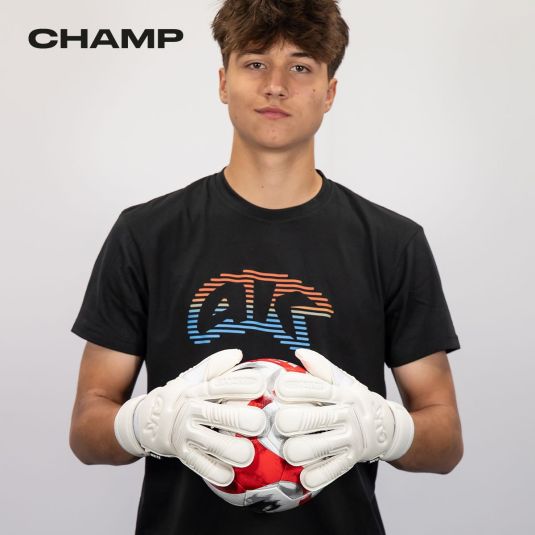CHAMP GOLD WHITE VII RF2G junior | 4keepers Goalkeeper gloves