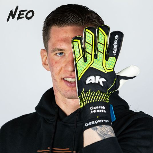 4keepers NEO Volt RF2G – Roll Finger Goalkeeper Gloves