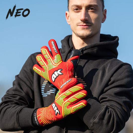 4keepers NEO Lava NC – Professional Goalkeeper Gloves