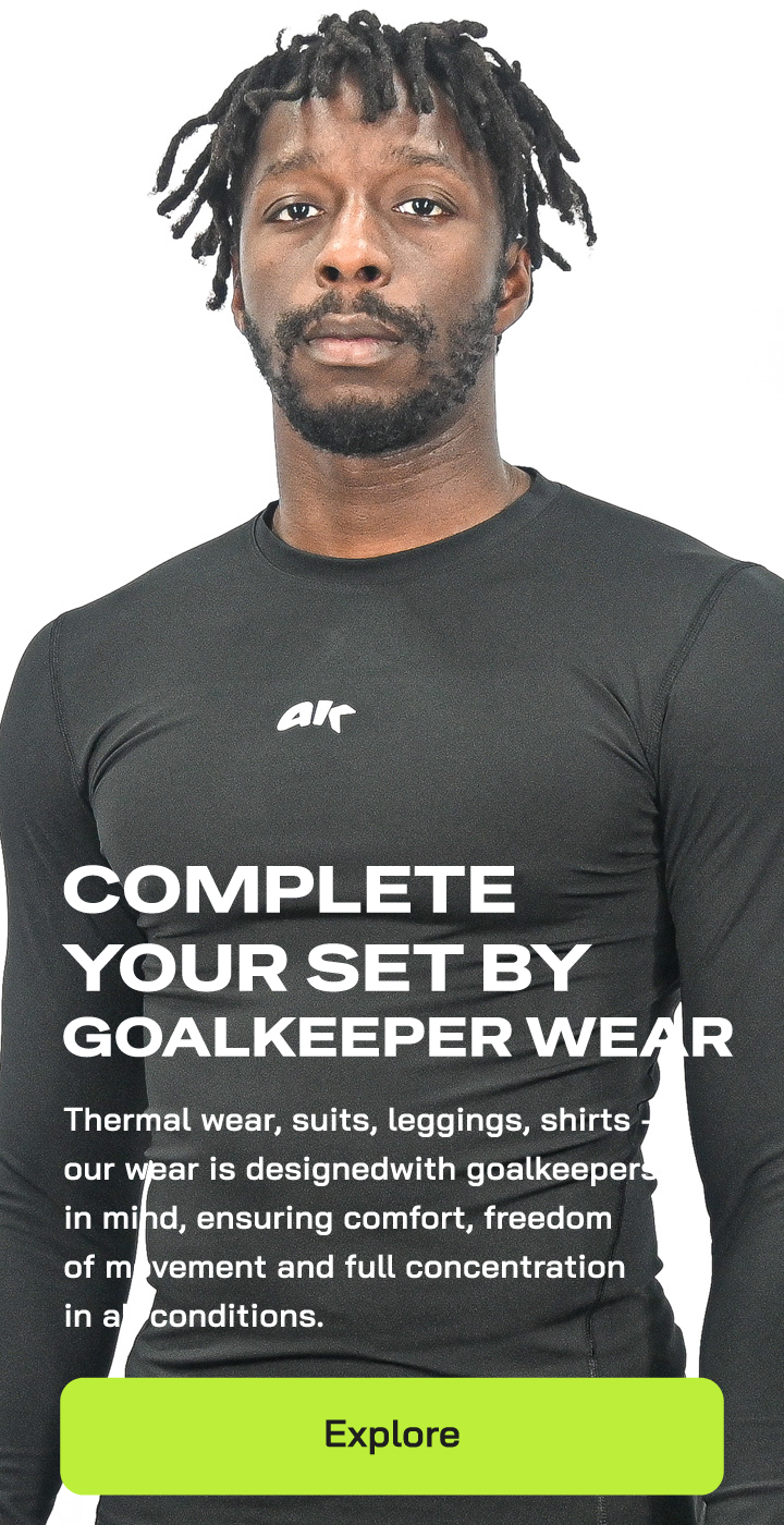 Complete your set by goalkeeper wear