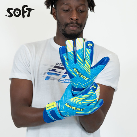 SOFT AZUR NC | 4keepers Rękawice bramkarskie